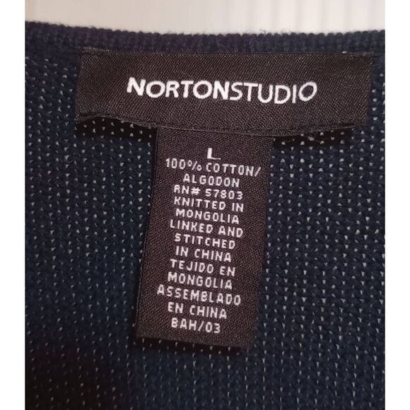Norton studio nautical motif sweater size large - Picture 3 of 4